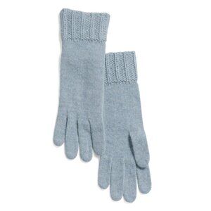 PORTOLANO Blue Wool Blend Gloves